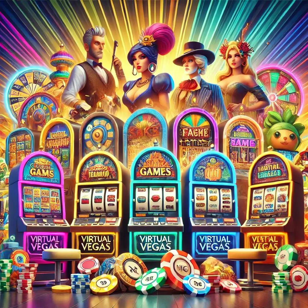 Explore diverse virtual slot games at VirtualVegas